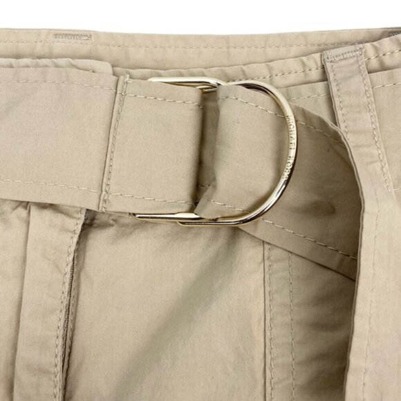 MICHAEL Michael Kors Khaki Poplin Cargo Pants 2 - Picture 4 of 6